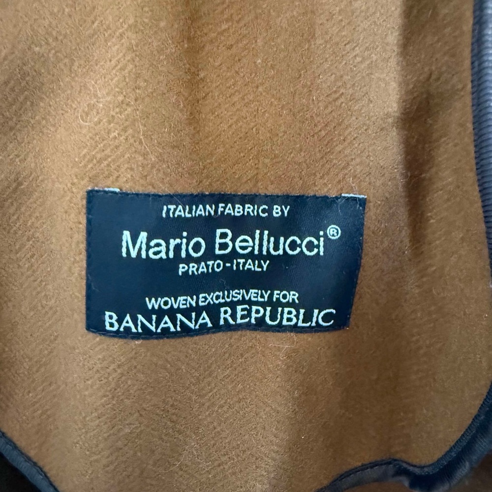 Banana Republic Mario Bellucci Brown Coat - Picture 2 of 5
